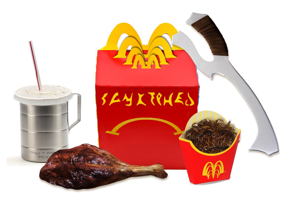 WhiskeyBearCave's tweet photo. Live Gagh Yum!!! I'm lovin' it!!! #StarTrek @StarTrek #Klingon https://t.co/Nog2yIu1bL