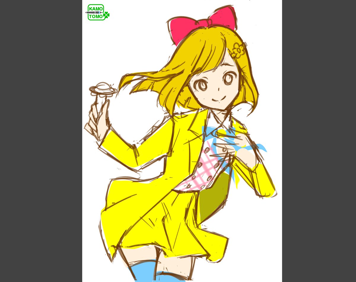 かもとも イラストレーター En Twitter メイキング 今回のメイキングは先日描いたドラミちゃんです ドラミちゃんを描くときに気をつけたのは元の雰囲気をできるだけ残す でした 前回のドラえもんはイケメンにしたせいで元からかけ離れすぎたので