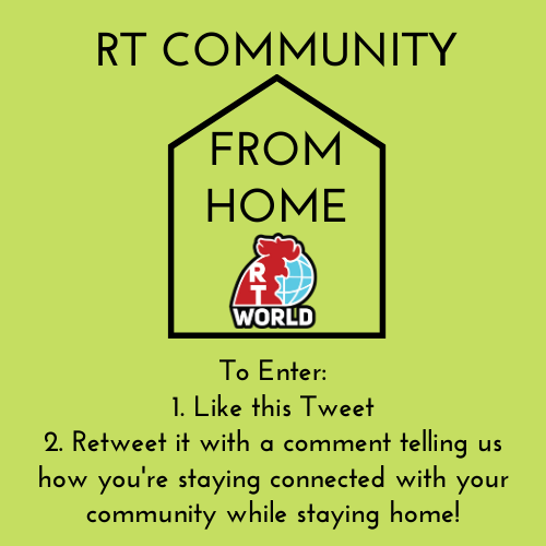 RTW_Community's tweet photo. We are having a give-a-way! Like and retweet with a comment telling us how you are saying connected with your community while staying home. Enter today through 4/14. Winner will be announced on the 15th!
Winner will be chosen at random from entrants and gets $25 for Hulu! https://t.co/vxu6hZCoSs