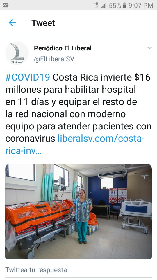 EdgarSanchezSV's tweet photo. Costa Rica y Guatemala, ya tienen sus hospitales listos, en menos tiempo y con mucho menos recursos!! Que envidia!!
Qu gobierno más mierda tenemos!! https://t.co/uZOenAkfEh