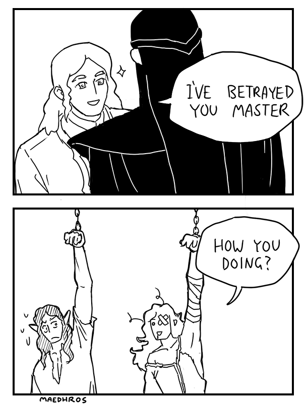 Tatara_Tarou's tweet photo. April Fools Comics #Mairon #Eonwe #Melkor 1/3 https://t.co/Ust0o75o4f