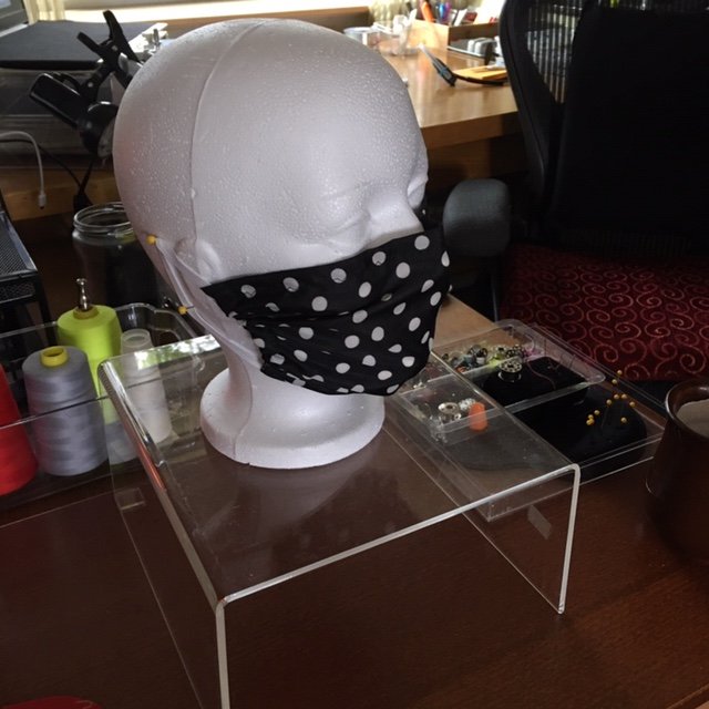 HiVizibility's tweet photo. Our deepest thanks to the people behind the scenes @VCHhealthcare @VancouverPD @DeputyTMoore and the #Covidfrontline members &amp; support staff for keeping us safe. In the Reflective Room we are re-purposing umbrella fabric into (non-medical) masks to help ease the pressure. https://t.co/JxH4IMDhTs
