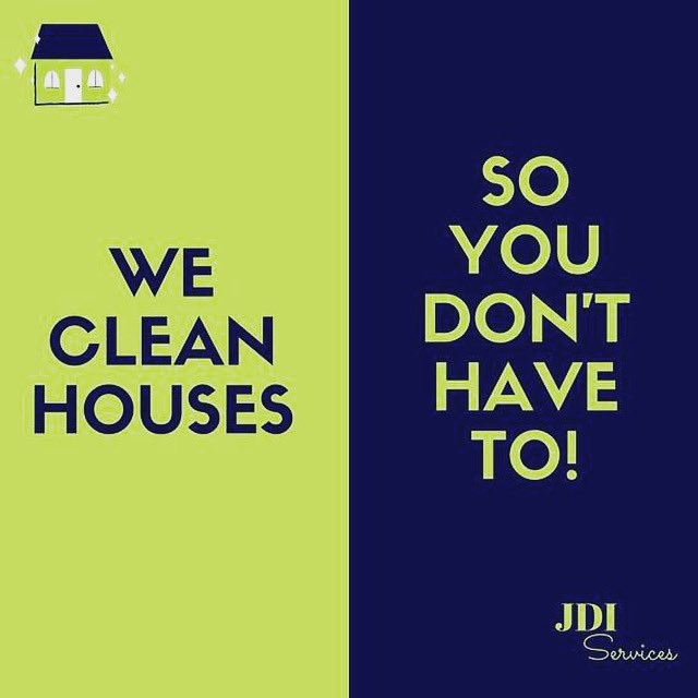 JDI_Services's tweet photo. WE CLEAN HOUSES, SO YOU DON’T HAVE TO!  
                    🏠🚽💪🏼🧹🏢

      https://t.co/ywOGqZUVbr     

—  let’s briefly discuss YOUR specific cleaning needs &amp; how we CAN accommodate them. 

   • hello@jdiservicesolutions.com •

#ChicagoHouseCleaning #housecleaning https://t.co/oGfKtnFKej