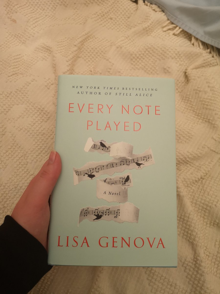 This book was heartbreaking - and I loved it. I don't know much about ALS, but I feel like I went through every stage with these characters. If you're looking for a tear-jerker, here's your bookEvery Note Played by Lisa Genova .5