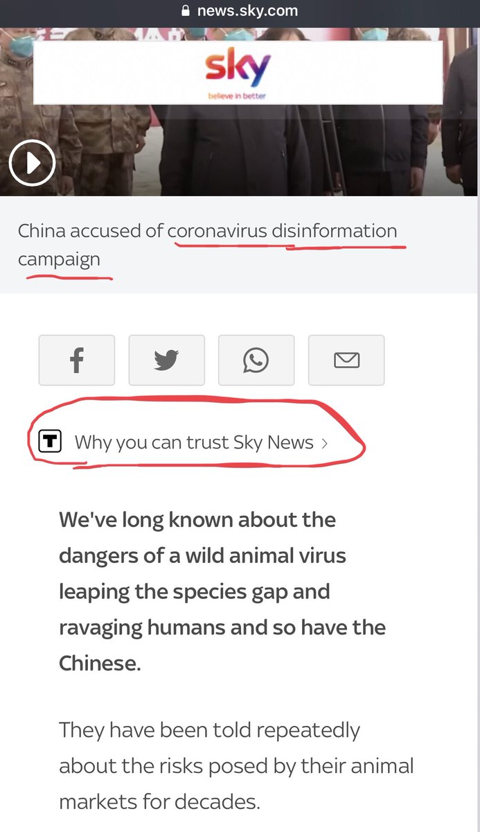 CarlZha's tweet photo. Racist @SkyNews and its editor @DominicWaghorn intentionally spread fake news about China and #coronavirus thinking people don’t know how to do reverse image search. #COVID19 

Just another day of “China reporting” in Western Media https://t.co/o83nJJXZKe
