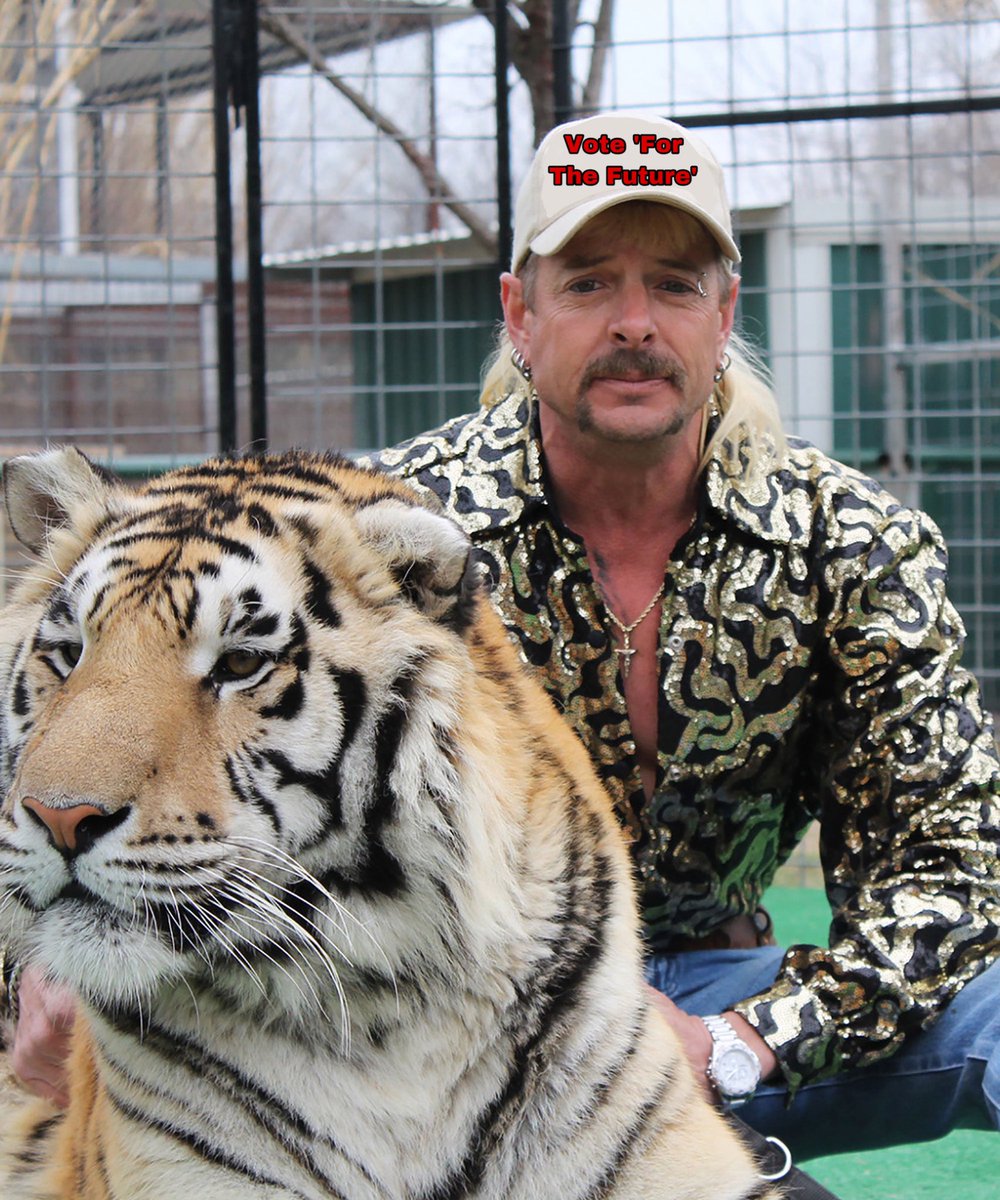 A vote For The Future is a vote to send Carol Baskin to jail 😊 #freejoeexotic