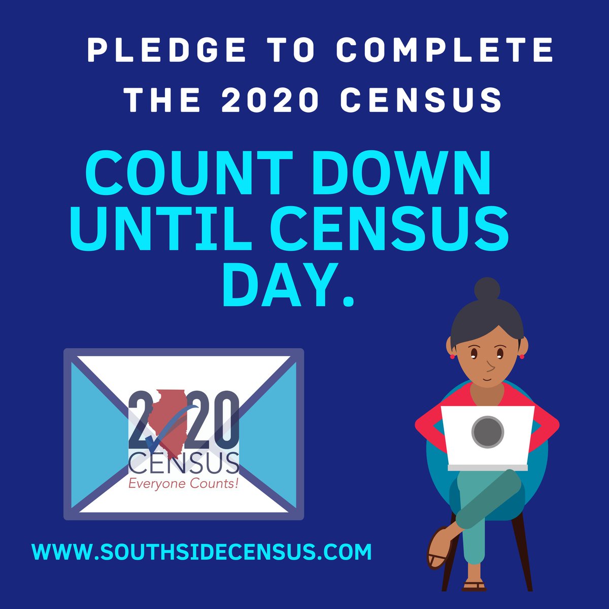 southsidecensus's tweet photo. 1 day until the #2020census. Complete your survey today. 

#becounted 
#2020census 
#southsidecensus 

https://t.co/DBwoi0xljd https://t.co/oQsaXWSMoJ