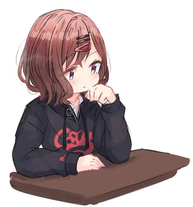 ぼーっとする円香のファンアートです 