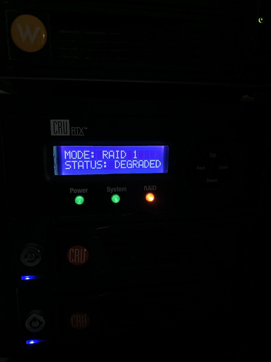 And cue hard drive failure. Today.(The important stuff is backed-up online)  #WorldBackupDay