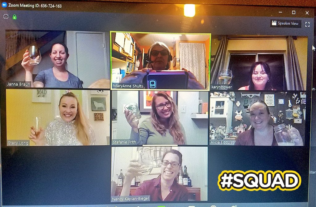 mshults's tweet photo. #JournoProfs Ladies Night via Zoom. https://t.co/FxKZ3erteZ