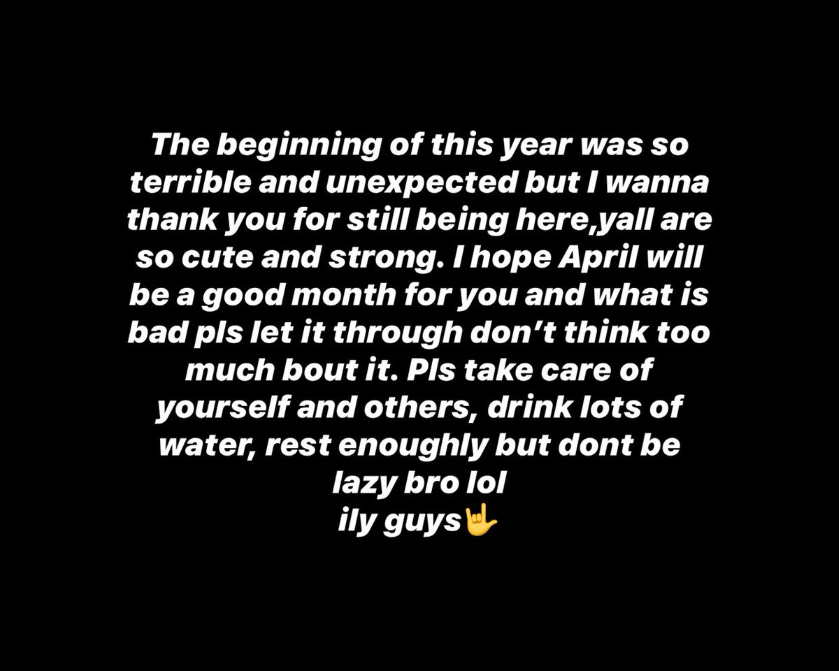 ✨April wish (not rlly a wish)
To. Everyone I tag and Everyone who see this