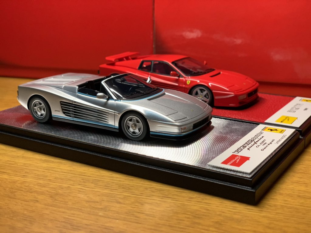 makeup 1/43 Ferrari Testarossa Spider $1.35 million one-off made