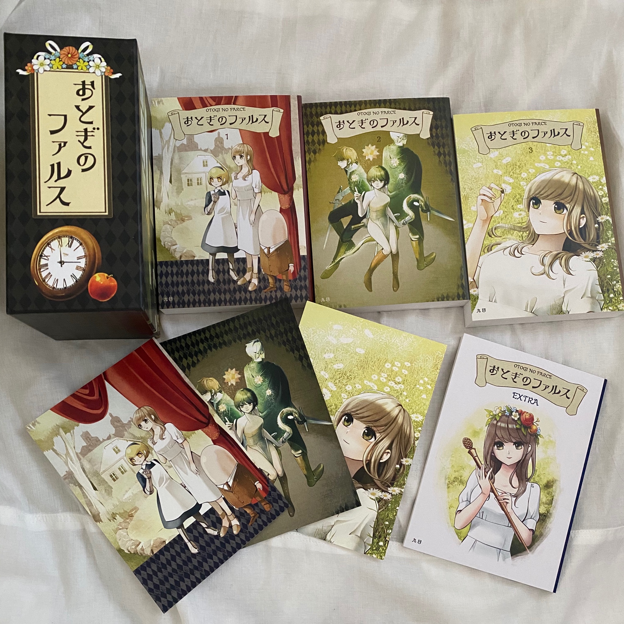 おとぎのファルスBOX-EXTRA（おまけマンガ）、ポストカード付 おとぎのファルス全巻セット おとぎのファルスBOX-EXTRA（おまけマンガ