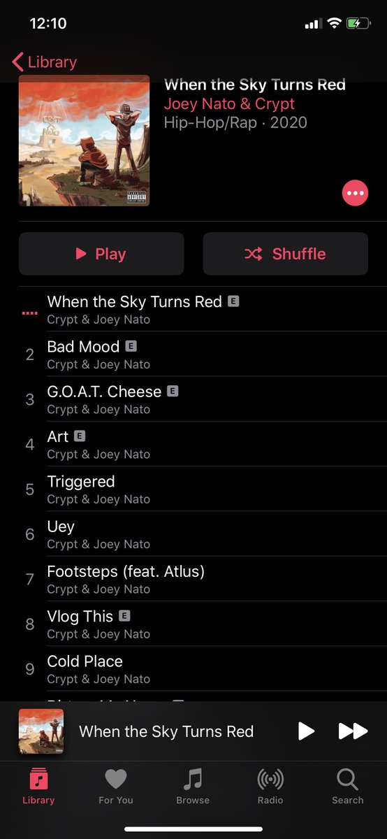 runth3fad3's tweet photo. Aight...lemme dive into this! ๐@CryptTheRapper @luckyboynato #whentheskyturnsred ๐ข #charttop10 #youtubecypher3 https://t.co/clsJmGD9sN