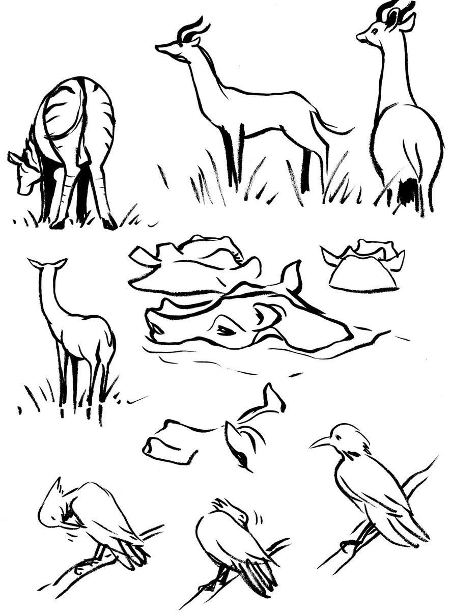 From the day I started sketching with pen! I'd heard that advice before, but couldn't actually commit to it until this day in 2012 when I got into the zoo, opened my bag, and saw that I'd forgotten my pencil. It was painful at first, but I've been sketching with pen ever since! 