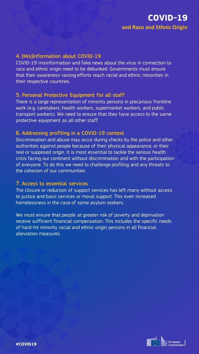 helenadalli's tweet photo. #COVID19 is exacerbating existing ethnic and structural inequalities. 

Basic services and healthcare should be accessible to all regardless of racial and ethnic origin.

#UnionofEquality https://t.co/o410Ms35Ik