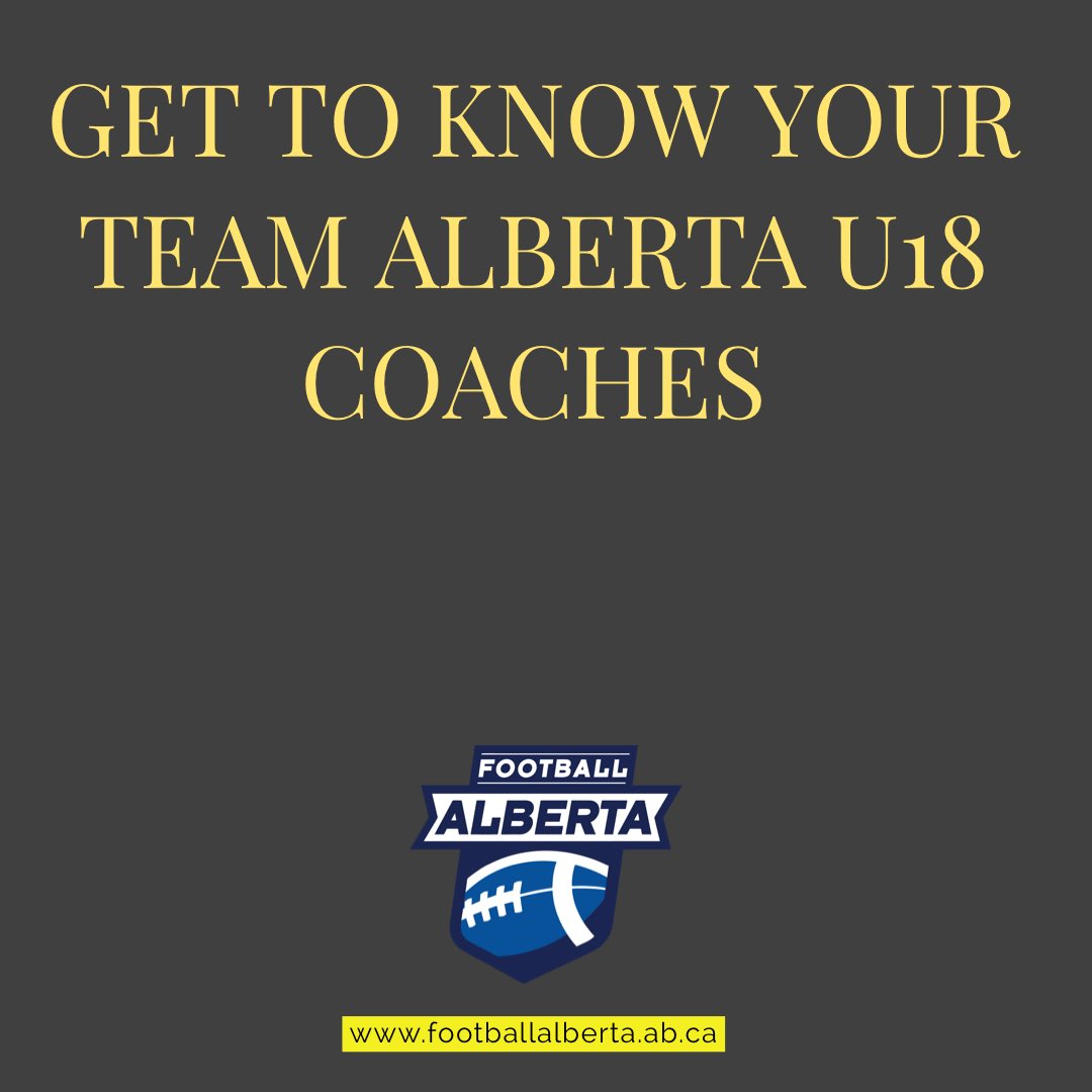 FootballAlberta's tweet photo. Garth Melrose is the linebacker coach for Team Alberta #u18. Previously he’s been part of #teamalberta U16 staff with 2 consecutive FC Western Challenge.
🏈
Passionate and driven, he is a perfect addition to our U18 staff!
••
#football #footballalberta #coach #linebackercoach https://t.co/QD4jjLFUb4