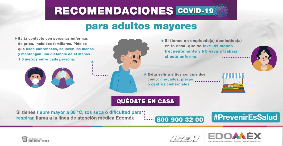 Edomex's tweet photo. #QuédateEnCasa y sigue las recomendaciones de @SaludEdomex, es importante cuidar de nuestros adultos mayores. #EnEdoméxPrevenirEsSalud #Covid_19mx https://t.co/mjSPmlJauQ