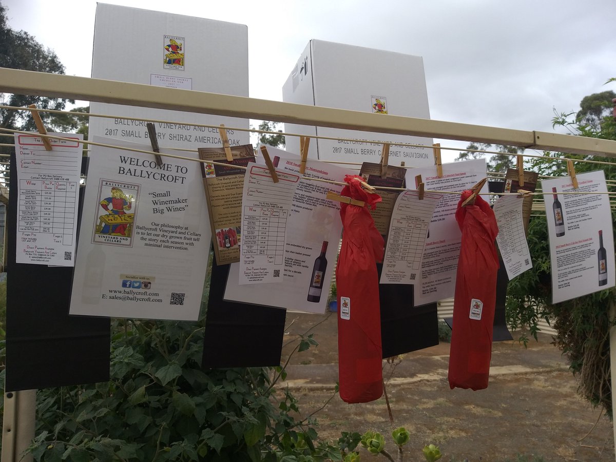 I was left in charge today to sell Ballycroft Wines on Line. I think I got it right?. Joe
"Small Winemaker Big Wines" 
ballycroft.com