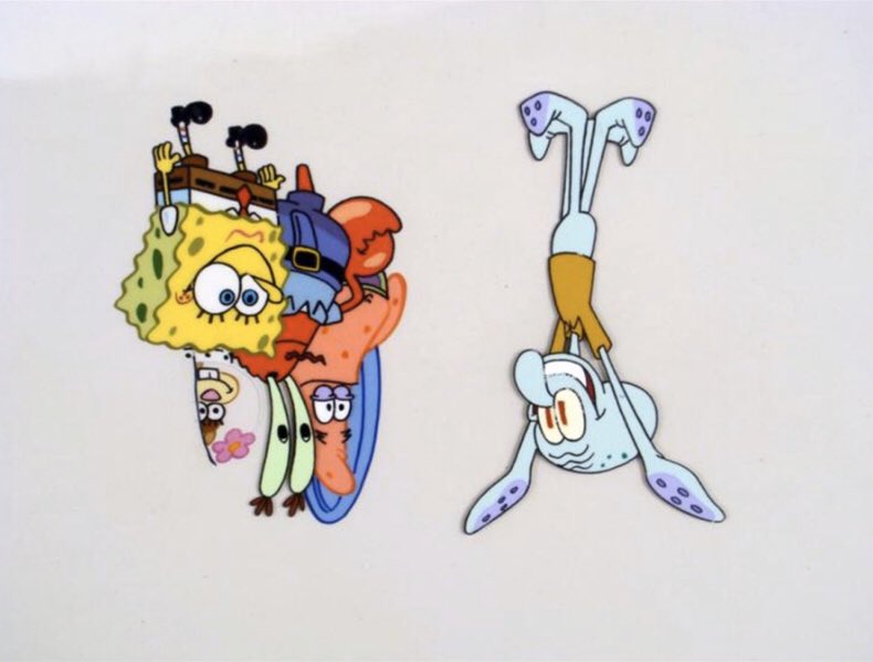 ArtofSpongebob's tweet photo. ˙”lᴉɹd∀ uI slooℲ“ ǝposᴉdǝ ǝuo uosɐǝs ɔᴉssɐlɔ ǝɥʇ ɯoɹɟ slǝƆ https://t.co/oOK1y8mpVF