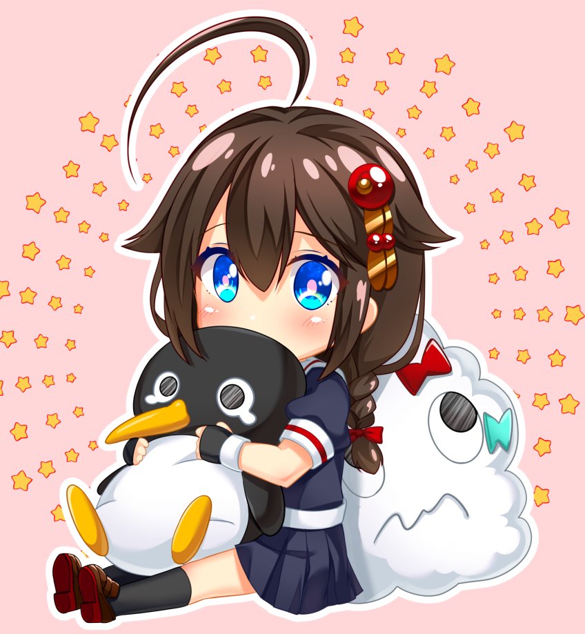 失敗ペンギン ,時雨(艦これ) 「時雨ちゃん 」|きいろくるみのイラスト