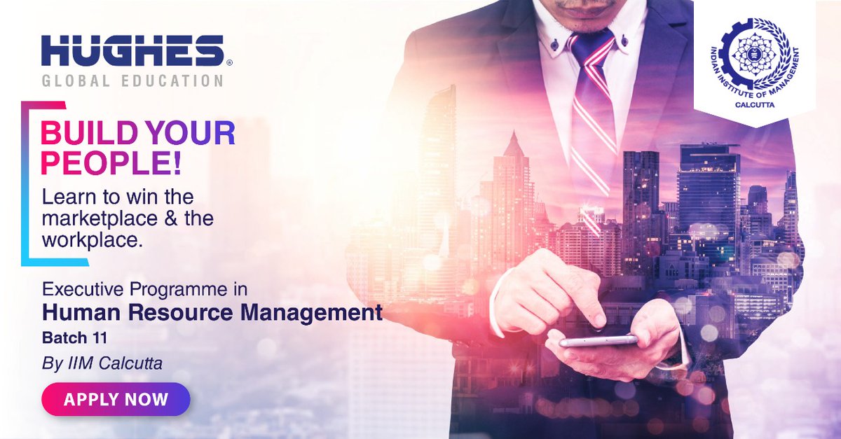 EducationHughes's tweet photo. To win the marketplace, you must first win the workplace! Learn all about Human Resource Management #EPHRM from the experts of @IIM_Calcutta , one of the finest B-Schools in the country! Apply Now!
Info- https://t.co/V81fNVvgMt
#PoweringYourCareer #IIMC #EPHRM https://t.co/5UYI4kxu3A