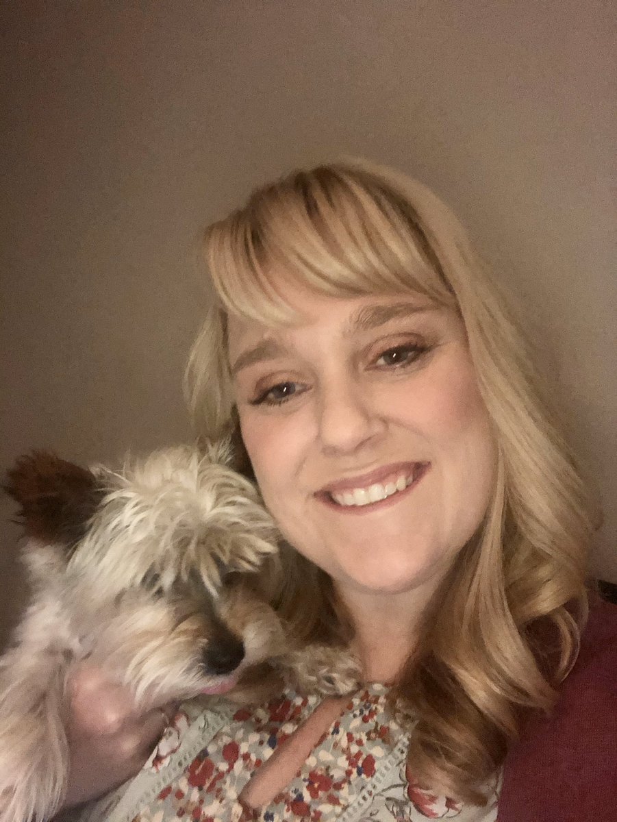 DrKristaH's tweet photo. I think Iโm on the wrong day! My furry coworker is ready for ZOOM! #spiritweek #KCSOScomestogether #KCSOSProud https://t.co/hoPaeyH1SU