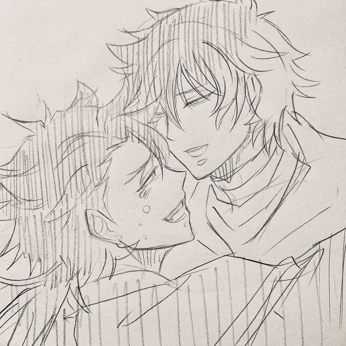 なんも描けてなくてやべーやべーってなってるんですけど新年度なので(?)いくつか再掲
いずれも、色も塗ってないエンピツ描きですが脳内補正で見ていただければ嬉しいです☺️ 