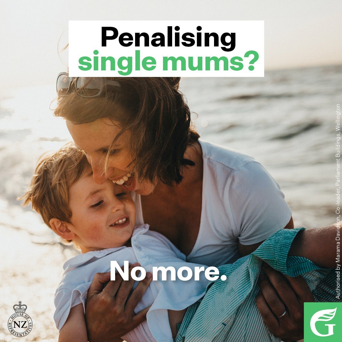 All people should be able to raise their children with dignity. From today we stop punishing single parents who do not name the other parent.
About bluddy time. This was an archaic sanction that reduced the income of families already struggling. Proud.
