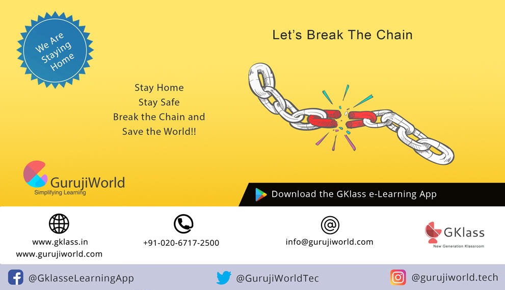 GurujiWorldTec's tweet photo. #COVIDー19 #coronavirus #StayHomeStaySafe #gklasselearningapp #eLearning #education #edutwitter https://t.co/M9qyzOIw0b