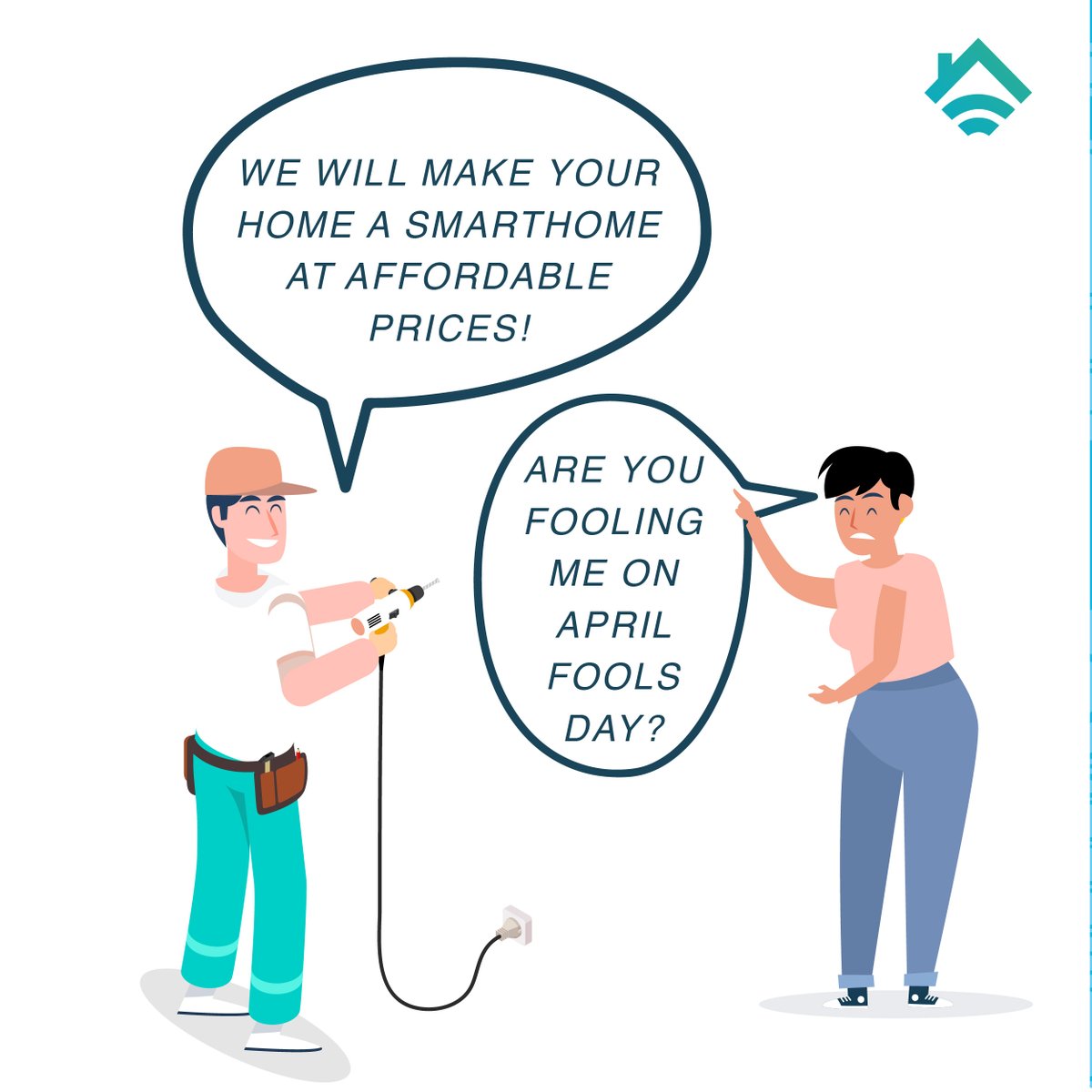 SmartifyIndia's tweet image. Some things are too good to be true. Just like smart home. #homeautomation #smarthome #smartify