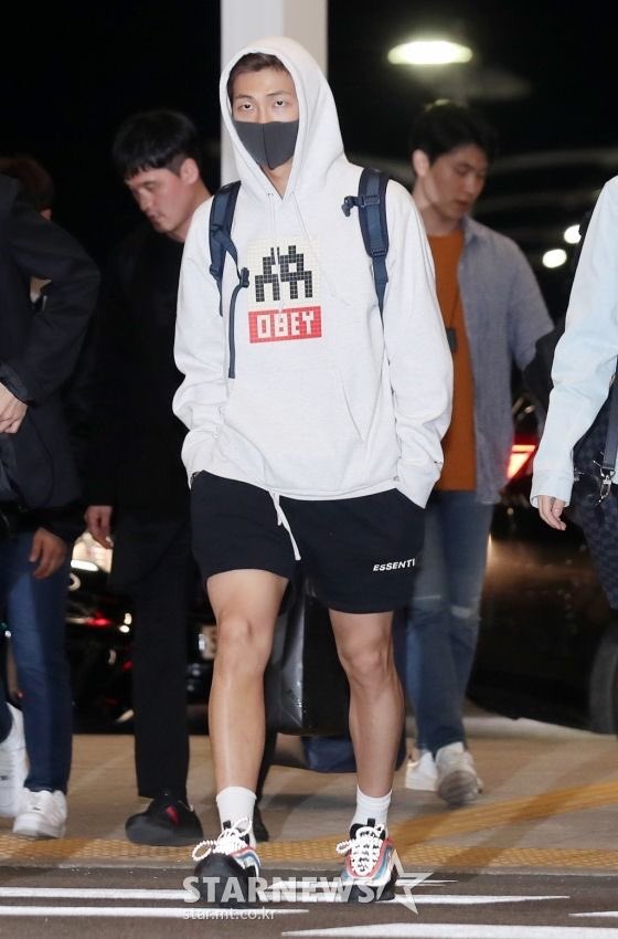 A thread to prove that namjoon is 90% legs and is 6ft tall —