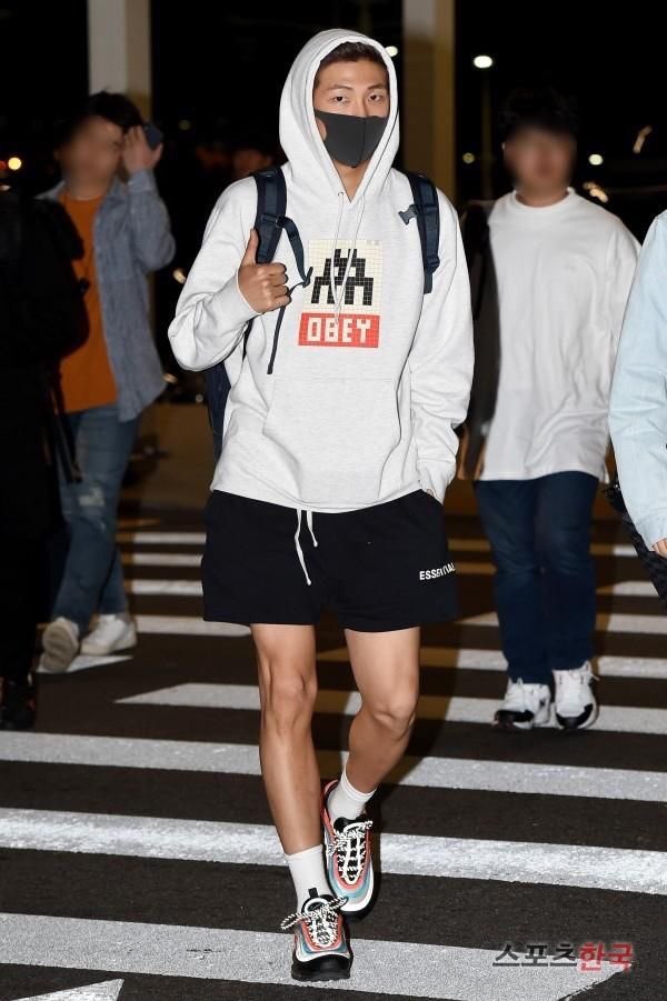 A thread to prove that namjoon is 90% legs and is 6ft tall —