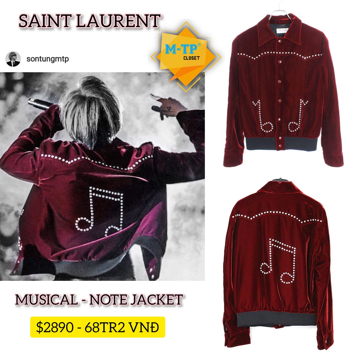mtpcloset's tweet photo. #sontungmtp #sontungmtp777 #fashion #style #haytraochoanh #ootd #ootdvietnam #mtp_fashion #kingofvpop #outfitoftheday #menstyle #mtpcloset #ysl #YSLBEAUTYTH #saintlaurent #mtpentertainment @sontungmtp777 @mtpent_official https://t.co/K0JJRtsxYZ