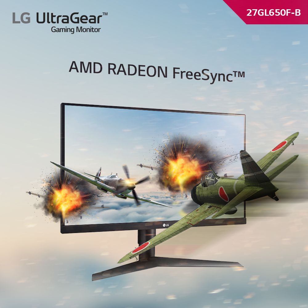 lgeindonesia's tweet photo. Gimana mau menang, kalau gerakan monitormu tersendat-sendat. Dengan waktu respons 1 milidetik, LG UltraGear Gaming Monitor 27GL650F akan memaksimalkan pengalaman gaming yang membutuhkan keputusan instan, seperti RTS dan FPS. Penasaran kan?  
#LGUltraGearGamingMonitor #27GL650 https://t.co/kIJ7Y8zyI9