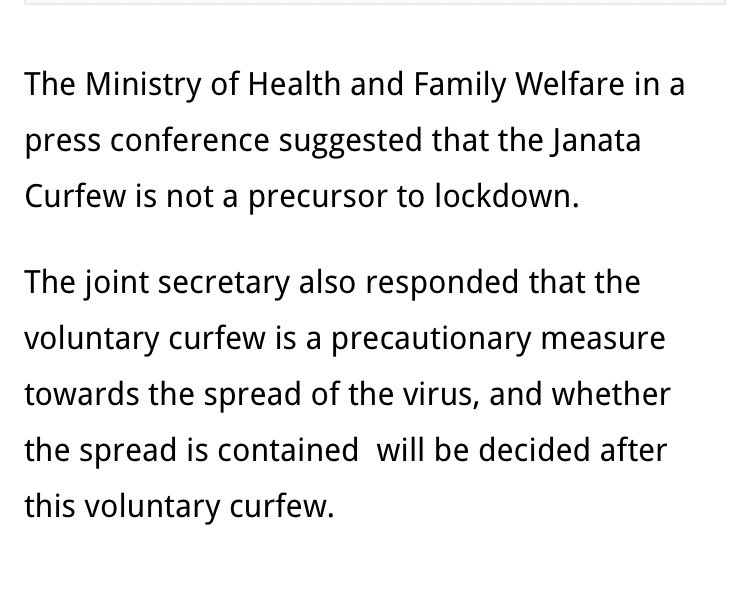 Initially we announced the lockdown without giving any warning.Not just that. We deliberately misled the poor migrants by saying JantaCurfew is not a precursor to lockdown.I mean that is on us right?No no! Of course I won’t say it in public. Just you & me  @narendramodi. 2/n