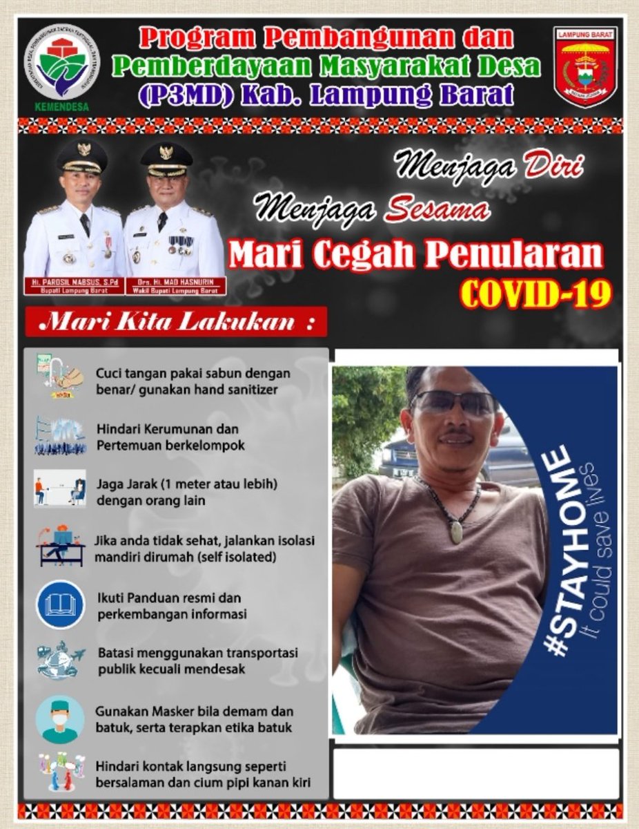 #lambarlawancorona
#RelawanDesaLawanCovid19
<a href="/halimiskandarnu/">ABDUL HALIM ISKANDAR</a> 
<a href="/anwsanusi/">Anwar Sanusi</a>
<a href="/malik_haramain/">malikharamain</a>
<a href="/imansyukri/">Iman Sukri</a>
<a href="/taufikmadjid71/">IG : taufik.madjid</a>
@fachrilabalado