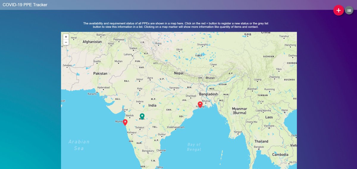 4/ COVID-19 PPE Trackerby  @bhavya_jenny  @shinjanxp  @gauricj  @GoliveRaoIt provides a platform for the requirement and availability information of PPE which are already in stock in college or industries but due to lockdown mode are not being used. https://github.com/covid-19-ppe-tracker/covid-19-ppe-tracker