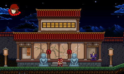 Daisuke alongside the village dojo. The sensei has been training his students for a demon attack at any time. #IndieGameDev #IndieDevWorldOrder #indiedevhour
#pixelart #fudog #statue #indiegames #demonlegend #japanese #dojo #ninjagaiden #castlevania