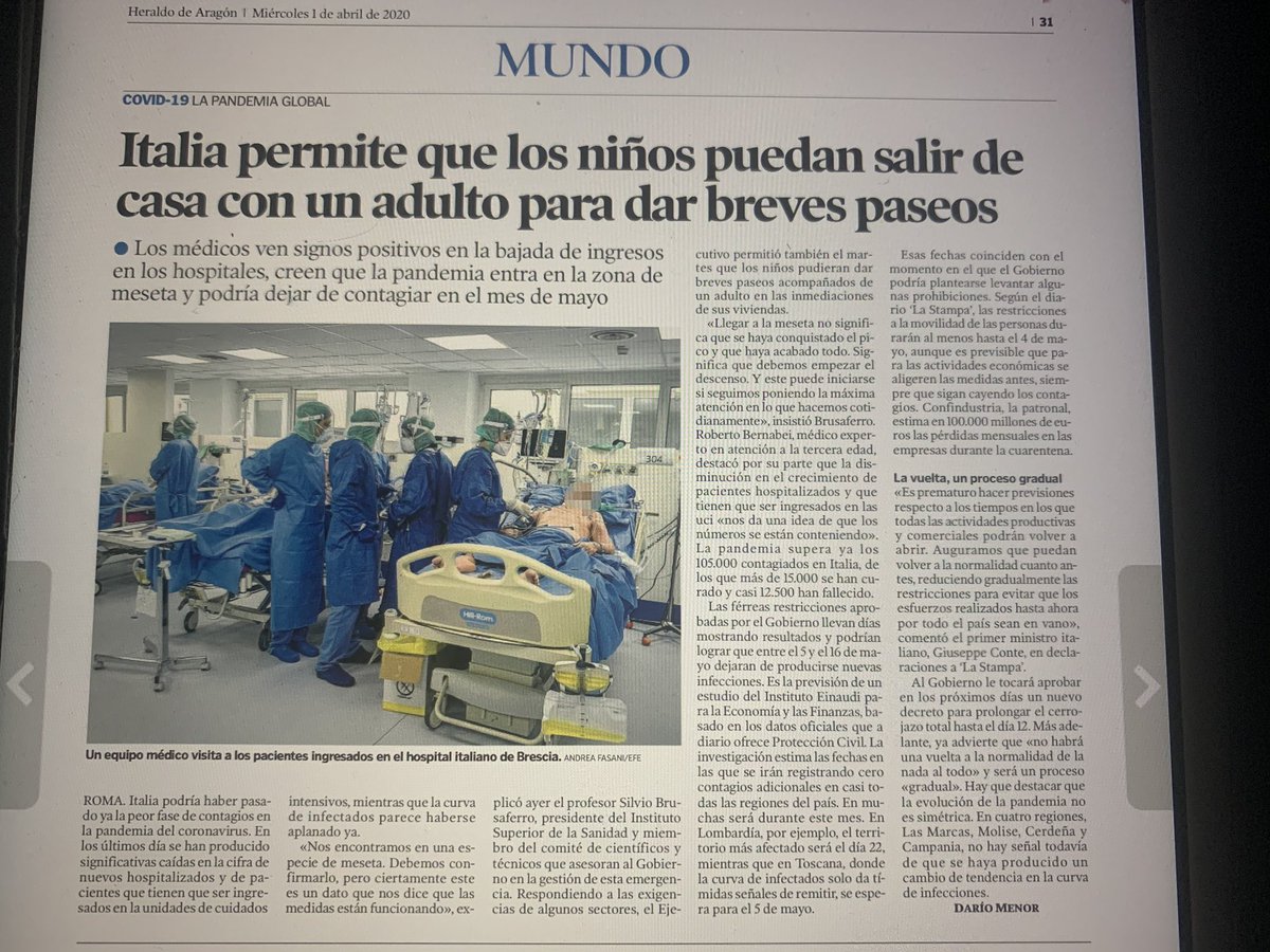 JLambanM's tweet photo. Italia, el país más castigado por el coronavirus; Italia -digo- decide permitir que los niños puedan salir de casa con un adulto para dar paseos breves. Me parece una medida acertada. Yo propuse eso mismo para España la semana pasada https://t.co/FNYUQVwusZ