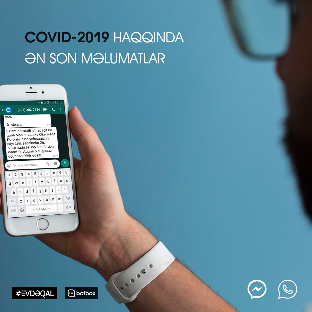 innoland_az's tweet photo. "INNOLAND"in rezidenti "Botbox" koronavirusla bağlı çatbot yaradıb.
Ətraflı: https://t.co/h4R3MRM3XF
#innoland #botbox #chatbot #covid19 #coronavirus https://t.co/Hqt93nPn7C
