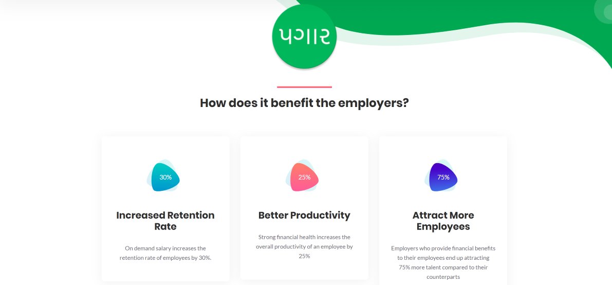 14/ Pagaarby  @ktushar07Provide employees a healthy financial life amid the coronavirus outbreak. Pagaar enables employees to access a portion of their earned salary without altering the employer’s cash flow. It is accessible to employers at zero cost https://mypagaar.com/ 