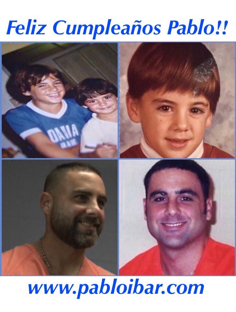 asocpabloibar's tweet photo. Hoy es el Cumpleaños de PABLO IBAR!! Hoy cumple 48 años, seguiremos trabajando para que Pablo pueda celebrar su cumpleaños de nuevo en Libertad, ayúdanos a compartir esta publicación en honor a Pablo y poder llegar al máximo de personas #pabloibar #YoMeQuedoEnCasa #YoMeCorono https://t.co/GS6HRqmU0u