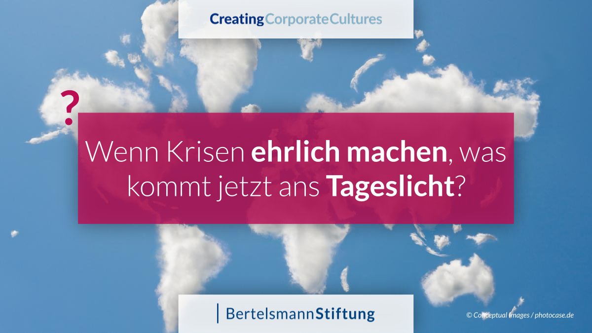 creatcorpcultur's tweet photo. Wenn #Krisen ehrlich machen, was kommt jetzt ans Tageslicht?
💥 #BusinessUnusual 💥
👉 Frage 1 von #Quergefragt https://t.co/8cLj6Jh3H6
