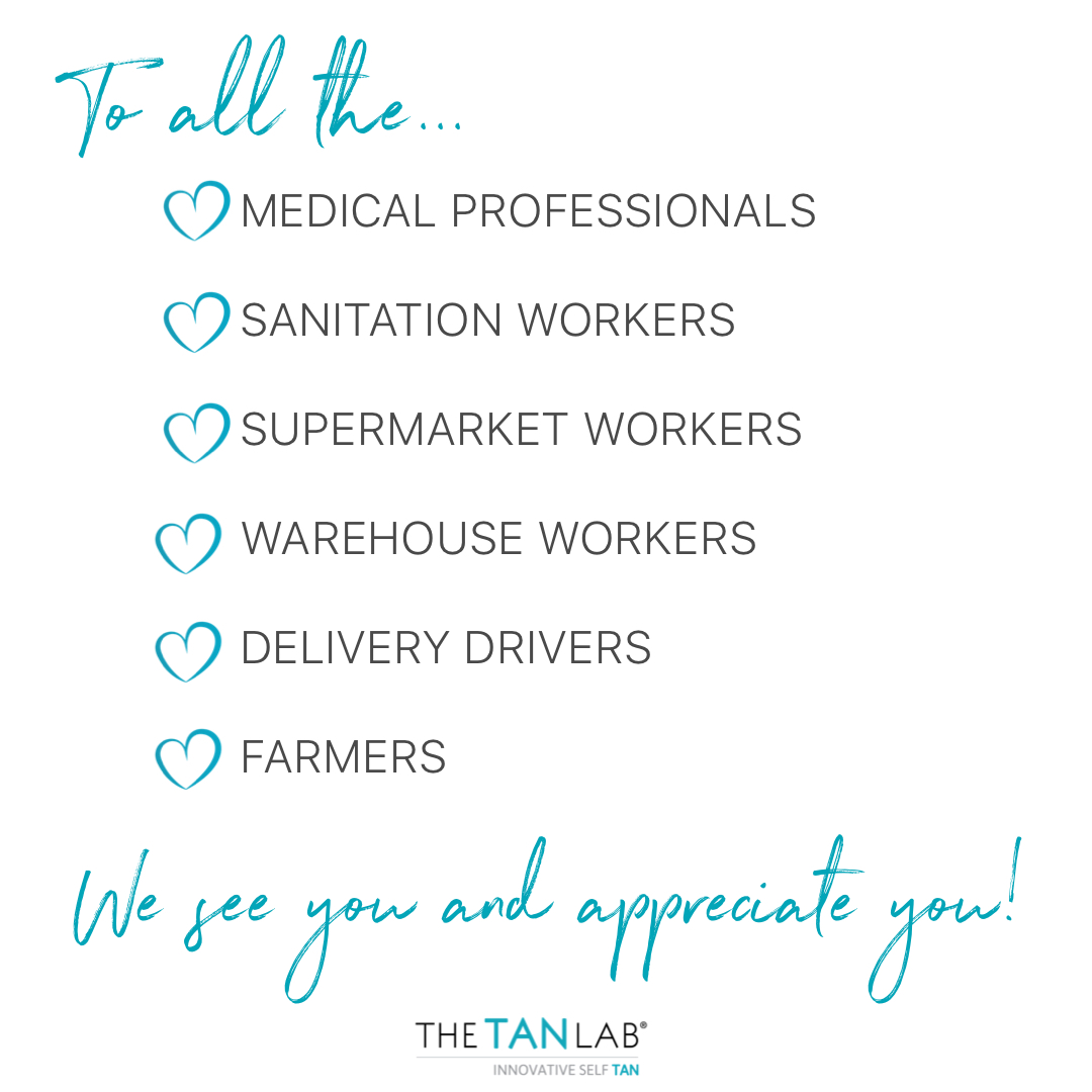 To all you incredible humans... We thank you! 💙
.
#thetanlab #21days #covid19 #lockdown #frontlineworkers #heros