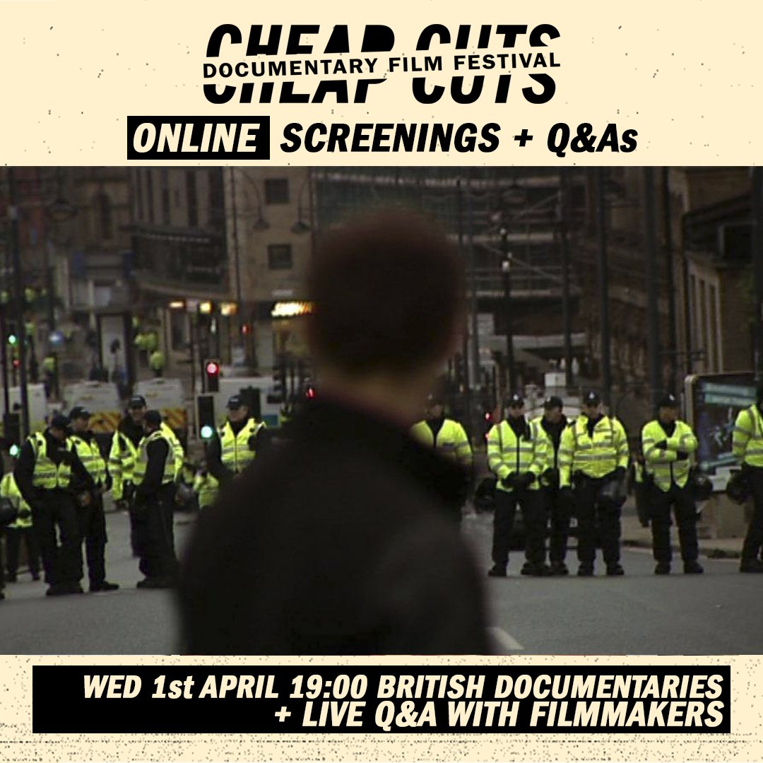 cheapcutsfest's tweet photo. We are back today at 19:00 GMT with Short Docs from the UK and conversation with filmmakers afterwards. You can watch live and ask any questions you want.
#livescreenings #shortdocumentary #documentary #filmfestival #online https://t.co/m44qpJIsRU