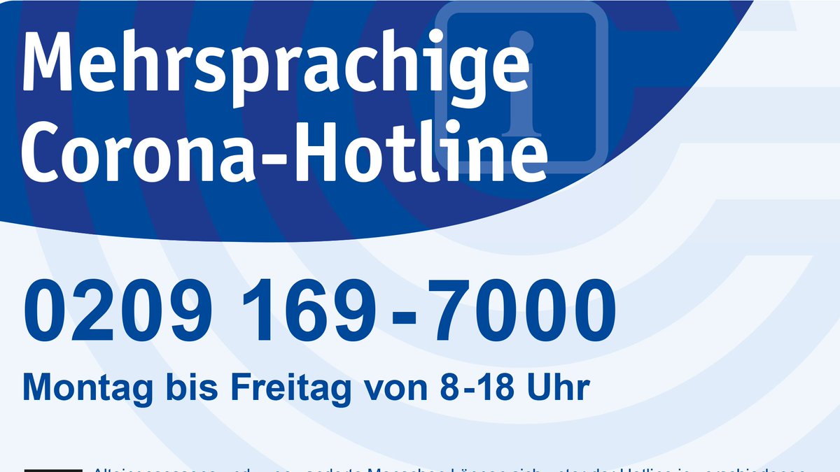 _Gelsenkirchen_'s tweet photo. #Gelsenkirchen, bitte teilen: ab heute gibt es eine mehrsprachige Corona-Hotline: 169-7000. Die deutschsprachige Corona-Hotline 169-5000 gilt weiterhin. Mehr 👉 https://t.co/h8DDH3rMAz #CoronaGE https://t.co/jHTDBXzqbs