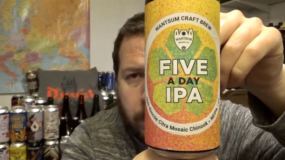 Five a Day IPA | Wantsum Brewery youtu.be/HcMQ2t1Lapg #KentishBeer #WantsumBrewery #WantsumCraftBrew #CraftBeer #IPA #Beer #HomeDelivery #Local