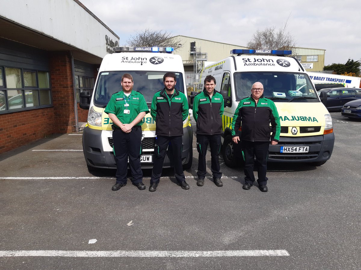 PaulEll07539309's tweet photo. St John crews Cornwall ready to make a difference https://t.co/XA8rbbvDQP