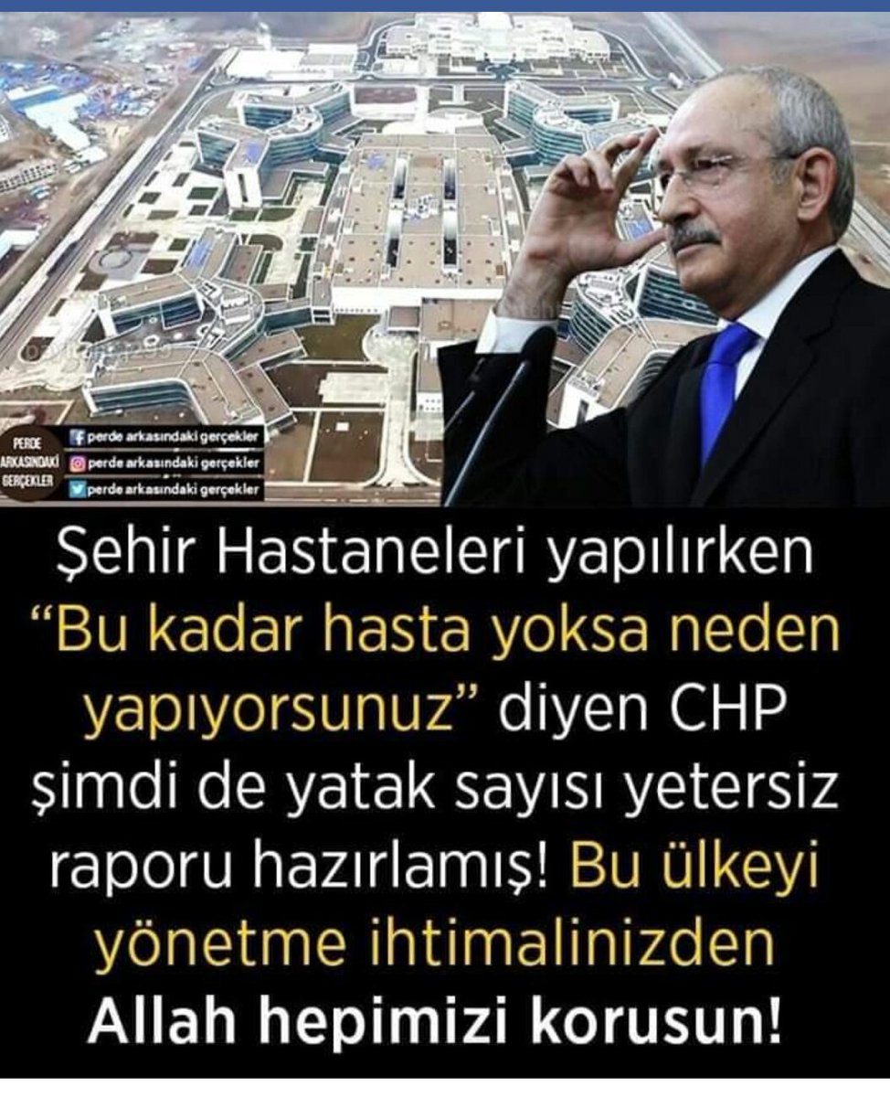 #Muhalefetİstifa ERDOĞAN BU KADAR HASTANEYİ NEDEN AÇIYOR İSRAF DİYORLARDI ŞİMDİDE HASTANE YETERSİZ DİYORLAR Bİ BİTMEDİNİZ
@dursun66 
@Sessizdalga___1 
@daisyspring30 
@Mecnun_Vatana 
@karizma7583 
@AK_GUENES03
@hasanelyase 
@Ottoman__58 
@rumuz23 
@mustafa_0227_ 
@zeycak 
@ydin69